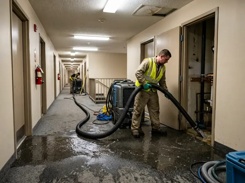 multi-unit-apartment-hallway-f-005 — frequently asked questions, Emergency Burst Pipe Water Extraction & Removal in Arroyo G…